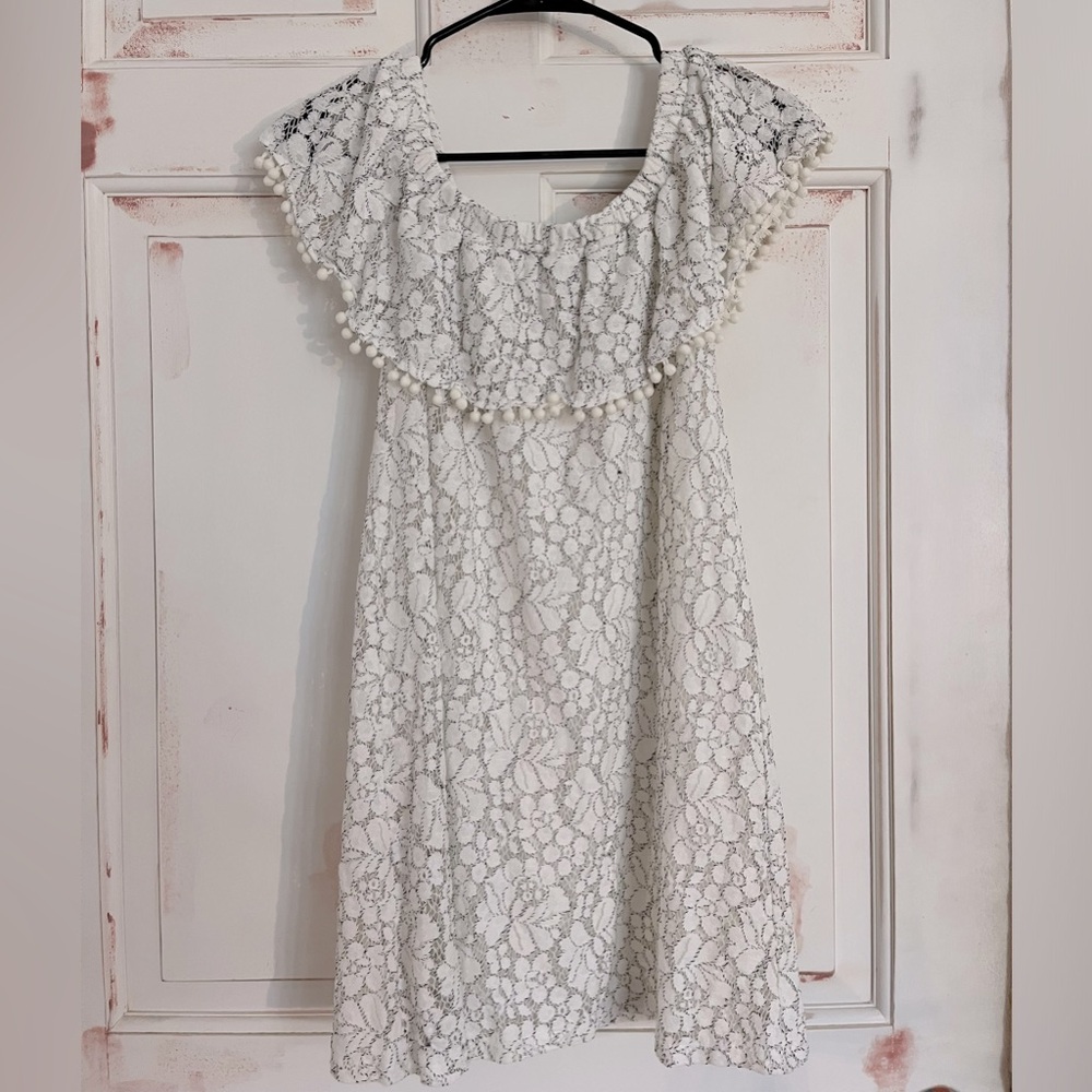 🌟Off the Shoulder Mini Lace Dress